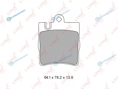 BD-5321 Колодки тормозные дисковые | зад