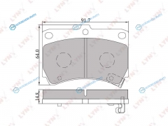 BD-5105 Колодки тормозные дисковые | перед