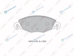 BD-2209 Колодки тормозные дисковые | перед