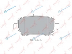 BD-5911 Колодки тормозные дисковые | зад