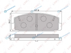 BD-5104 Колодки тормозные дисковые | зад