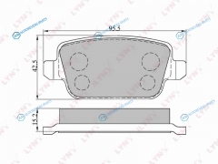 BD-3005 Колодки тормозные дисковые | зад