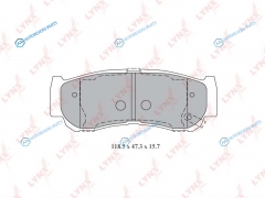 BD-3616 Колодки тормозные дисковые | зад