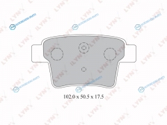 BD-3008 Колодки тормозные дисковые | зад