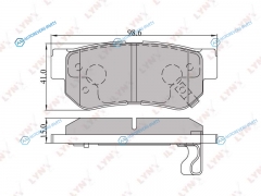 BD-3605 Колодки тормозные дисковые | зад