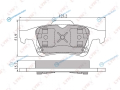 BD-6302 Колодки тормозные дисковые | зад