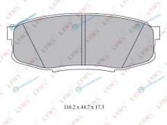 BD-7581 Колодки тормозные дисковые | зад