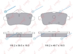 BD-5360 Колодки тормозные дисковые | зад