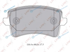 BD-1223 Колодки тормозные дисковые | зад