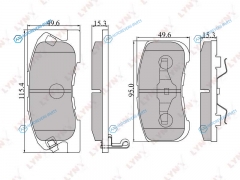 BD-2401 Колодки тормозные дисковые | перед