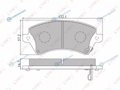 BD-7540 Колодки тормозные дисковые | перед