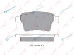 BD-2226 Колодки тормозные дисковые | зад