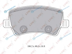 BD-7817 Колодки тормозные дисковые | зад