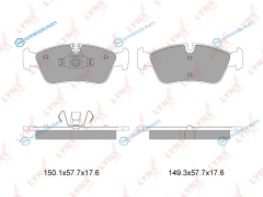 BD-1422 Колодки тормозные дисковые | перед