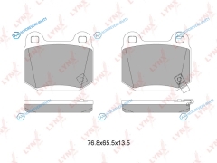 BD-7115 Колодки тормозные дисковые | зад