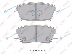 BD-3623 Колодки тормозные дисковые | зад