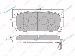 BD-3606 Колодки тормозные дисковые | зад