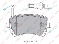 BD-8033 Колодки тормозные дисковые | зад