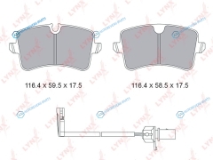 BD-1231 Колодки тормозные дисковые | зад