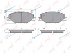 BD-8035 Колодки тормозные дисковые | перед