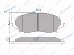 BD-7514 Колодки тормозные дисковые | перед