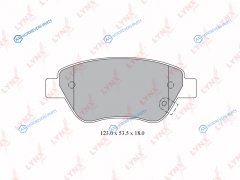 BD-5916 Колодки тормозные дисковые | перед