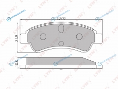 BD-2201 Колодки тормозные дисковые | перед