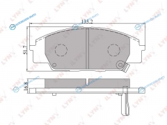 BD-3408 Колодки тормозные дисковые | перед