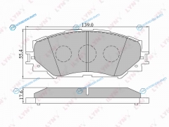 BD-7542 Колодки тормозные дисковые | перед