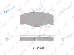 BD-7606 Колодки тормозные дисковые | перед