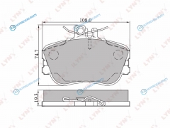 BD-5303 Колодки тормозные дисковые | перед