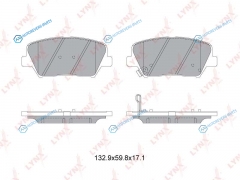 BD-3630 Колодки тормозные передние | перед