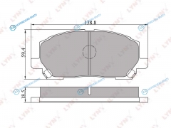 BD-7506 Колодки тормозные дисковые | перед