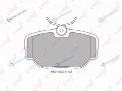BD-5008 Колодки тормозные дисковые | зад