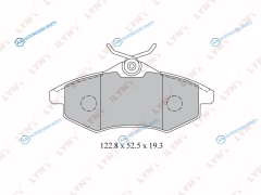 BD-2204 Колодки тормозные дисковые | перед