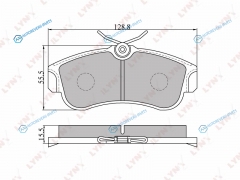 BD-5735 Колодки тормозные дисковые | перед