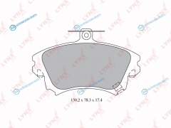 BD-5522 Колодки тормозные дисковые | перед