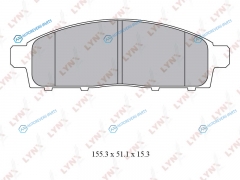 BD-5529 Колодки тормозные дисковые | перед