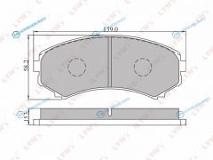 BD-5506 Колодки тормозные дисковые | перед