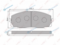 BD-7508 Колодки тормозные дисковые | перед
