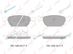 BD-3423 Колодки тормозные дисковые | перед