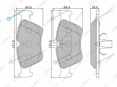 BD-5302 Колодки тормозные дисковые | перед