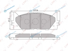 BD-7530 Колодки тормозные дисковые | перед