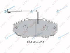 BD-2215 Колодки тормозные дисковые | перед