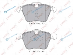 BD-7816 Колодки тормозные дисковые | перед