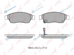 BD-7311 Колодки тормозные дисковые | перед