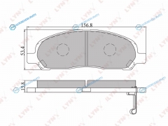 BD-5510 Колодки тормозные дисковые | перед