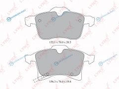BD-5908 Колодки тормозные дисковые | перед