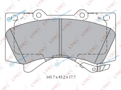 BD-7580 Колодки тормозные дисковые | перед