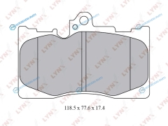 BD-7566 Колодки тормозные дисковые | перед